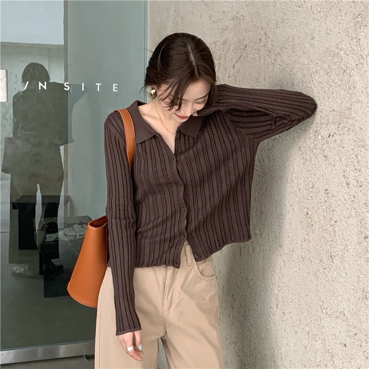  Áo Cardigan Dệt Kim Tay Dài Thiết Kế Đơn Giản Cho Nữ | BigBuy360 - bigbuy360.vn