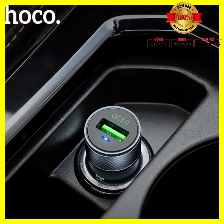 Tẩu sạc nhanh đa năng Hoco Z32 Sạc nhanh cho QC3.0 / QC2.0 - Bảo hành 12 tháng