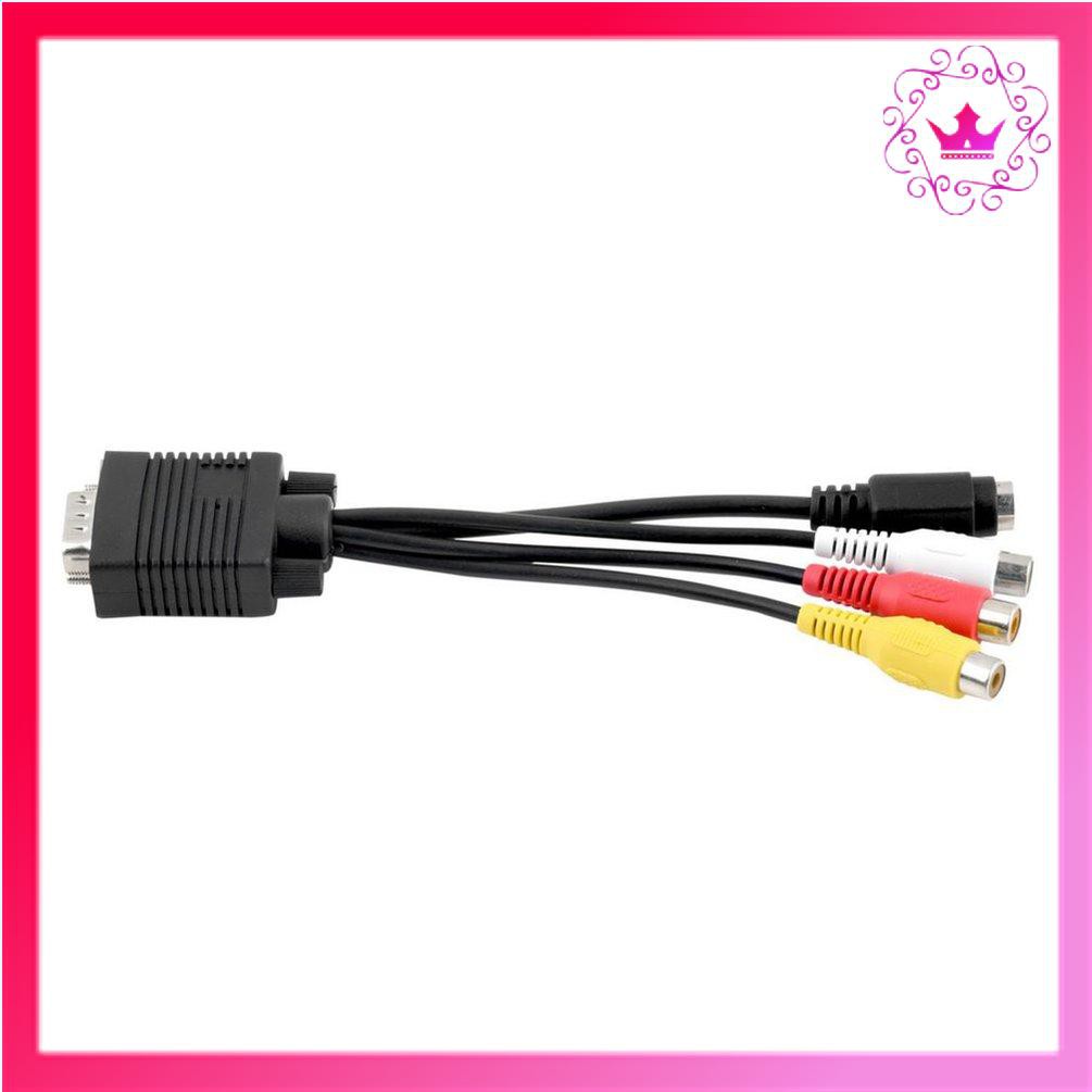 Cáp Chuyển Đổi Từ Cổng Vga Sang S-Video Av Và 3 Rca