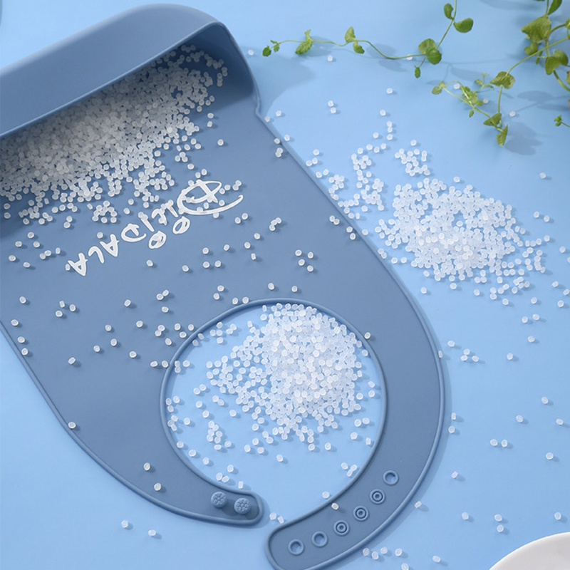 Yếm Ăn Silicone Chống Thấm Nước / Dầu Tiện Dụng Cho Người Lớn Tuổi