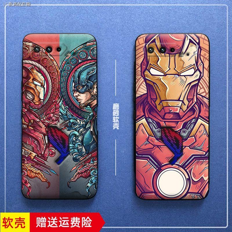 ▲♦Ốp Điện Thoại Họa Tiết Iron Man Spider Man Mắt To 5 Đội Hulk Tùy Chỉnh Cho Asus rog5 ROGPhone5