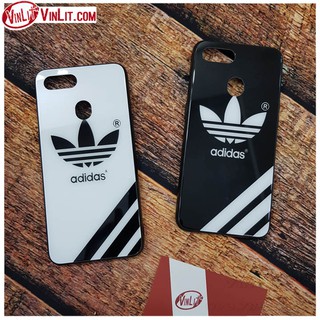 Ốp lưng Oppo F9 ốp thể thao Adidas mặt kính cường lực cực chất - nhiều mẫu OF9190615A1