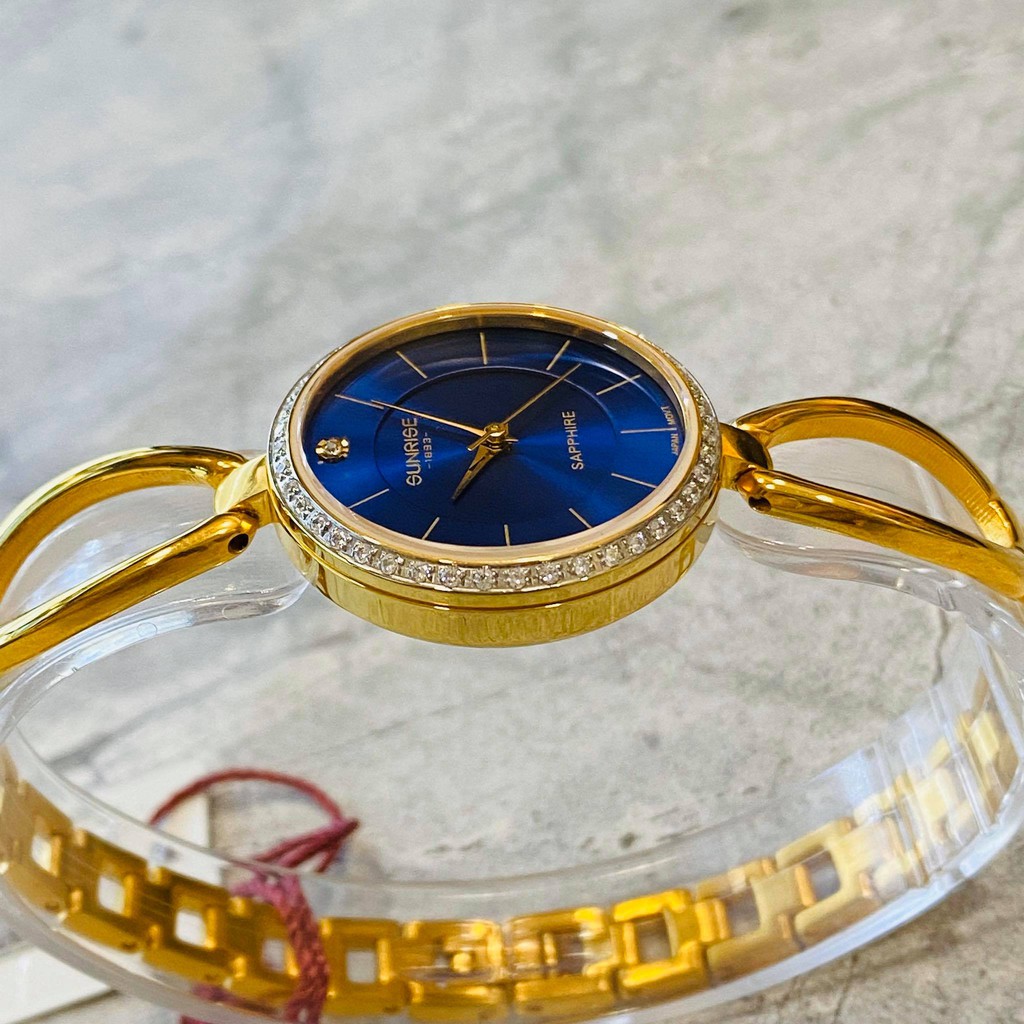 Đồng hồ Sunrise nữ chính hãng Nhật Bản L9954.AA.G.X - kính saphire chống trầy - bảo
