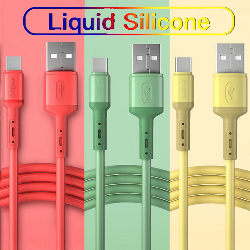 Dây Cáp Sạc / Truyền Dữ Liệu Nhanh Bằng Silicon Mềm Dài 1.5m Cho for Apple for iphone & Android