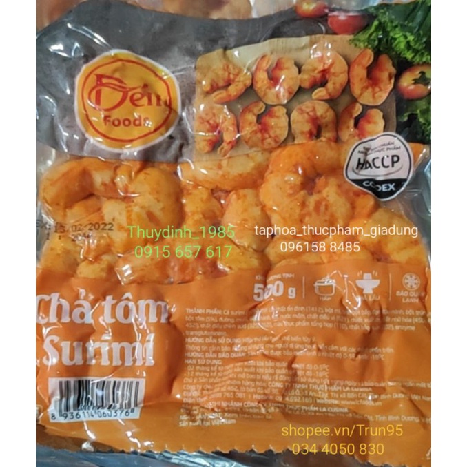 TÔM SURIMI LACUSINA HÌNH CON TÔM 500 GAM