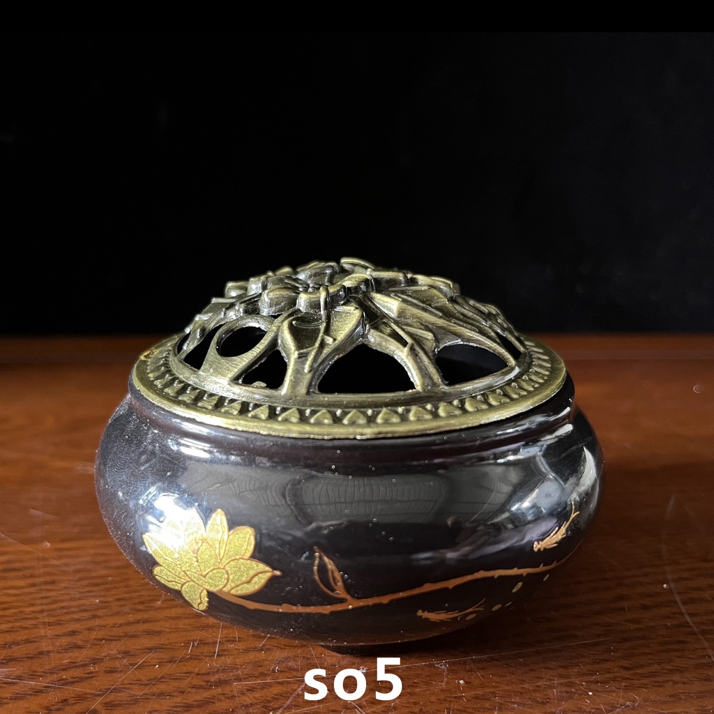 Xông Trầm Bằng Sứ Nhiều Mẫu Đa Dạng Kèm Miếng Lót  Chống Cháy - Phật giáo tuệ quang