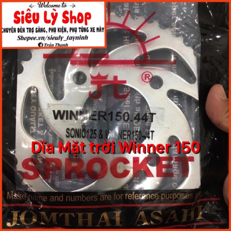 Nhông Dĩa Mặt trời cho HD Winner 150