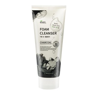Sữa rửa mặt than tre Ekel - Ekel Foam Cleanser Charcoal 180ml