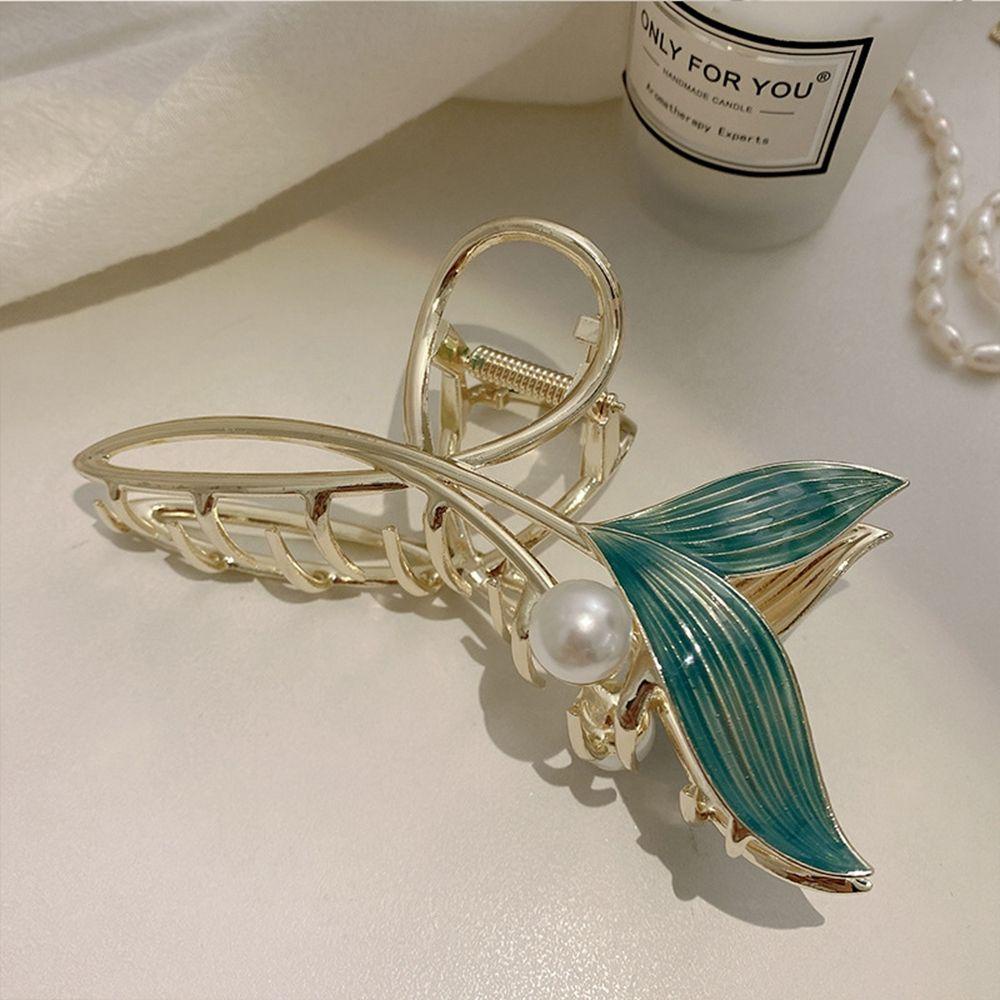 Kẹp Tóc Hình Đuôi Cá Mập Màu Xanh Dương Ngọt Ngào Cho Nữ MXMUSTY