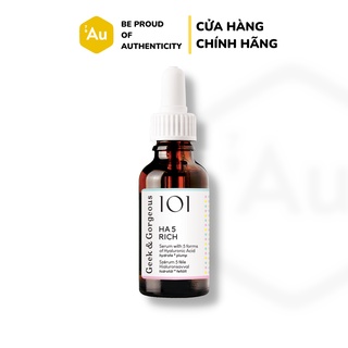 Serum Dưỡng Ẩm Sâu Chứa Nhiều Dạng Hyaluronic Acid và Pro-Vitamin B5 - Geek & Gorgeous HA 5 Rich 30ML