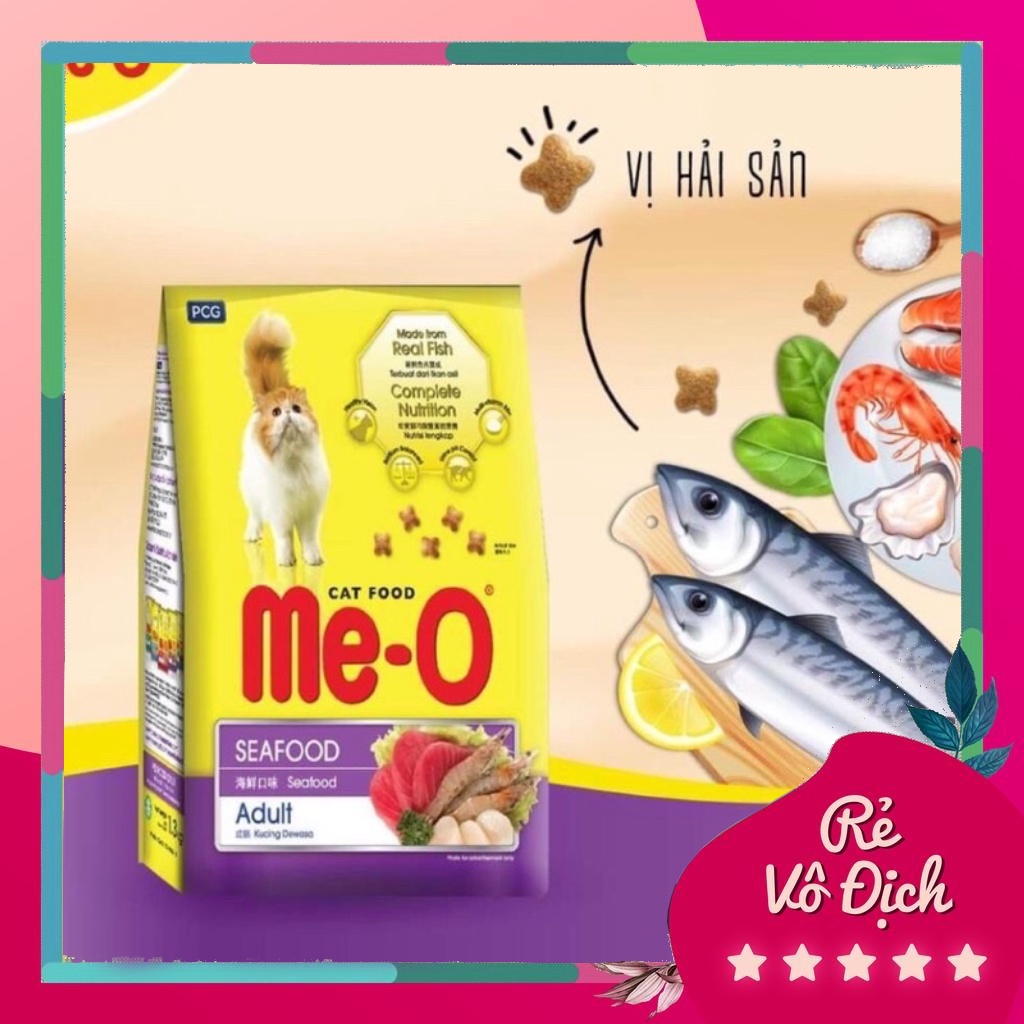 [Me-o 350gr] Thức ăn hạt cho mèo vị hải sản