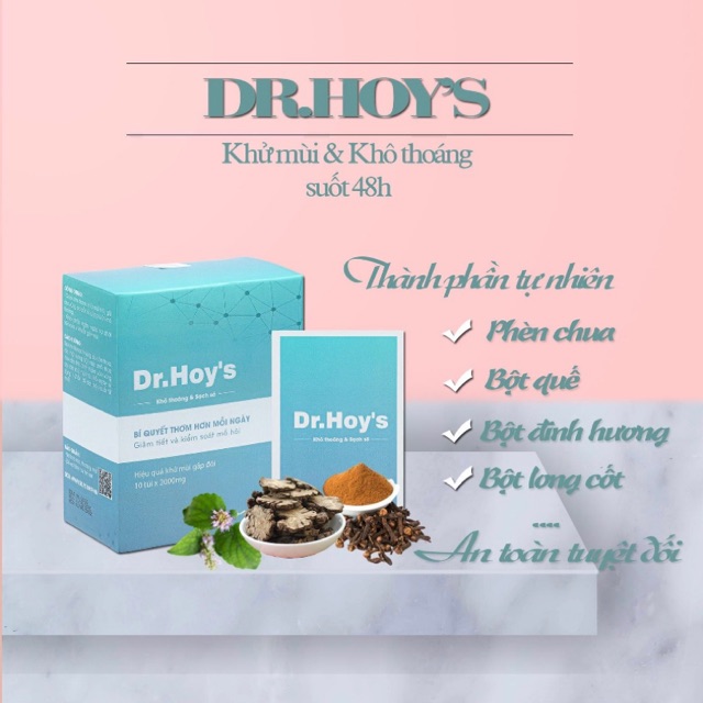 Dr.Hoy’s Bột Khử Mùi Hôi Nách Hôi Chân An Toàn Hiệu Quả | BigBuy360 - bigbuy360.vn