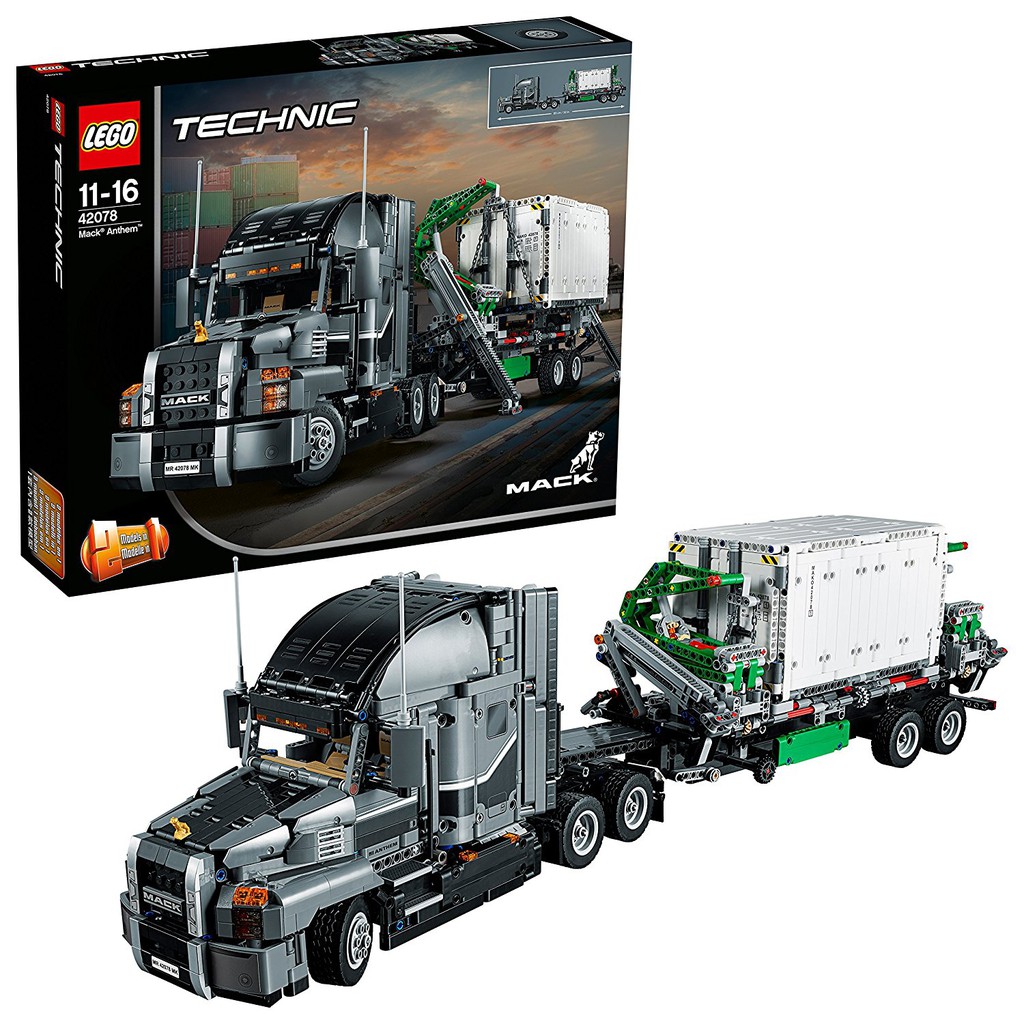 Lego Technic - Lepin 20076 ( Xếp Hinh Xe Đầu Kéo Siêu Hiện Đại 2595 khối )