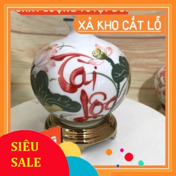 [SALE] [CAO CẤP] Giá hủy diệt -  Bình hút tài lộc mini gốm thủ công  Bát Tràng