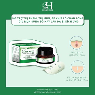 MẶT NẠ MỤN MASK ACNE 24H HERRIN 15g
