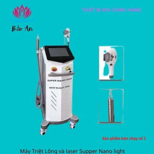 Máy Triệt Lông và laser Supper Nano light chuyên dụng cho Spa