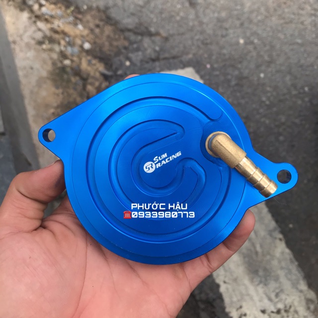 NẮP TRÒN BƠM NƯỚC CNC DÀNH CHO EXCITER - HẬU RACING SHOP