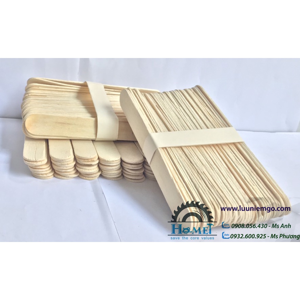 QUE ĐÈ LƯỠI - 2X15CM - QUE ĐẸP LÀM MÔ HÌNH