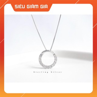 Vòng cổ khảm bạc s925 thời trang hàn quốc kensir