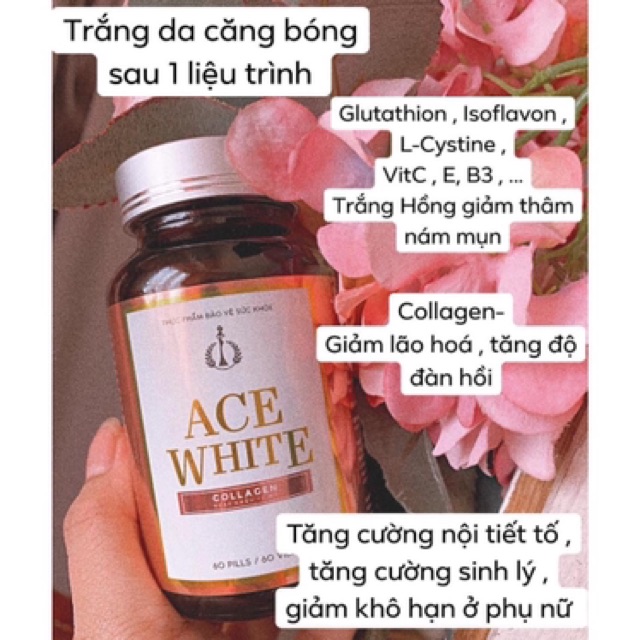 Viên uống trắng da Collagen nhập khẩu Mỹ EMMA WHITE