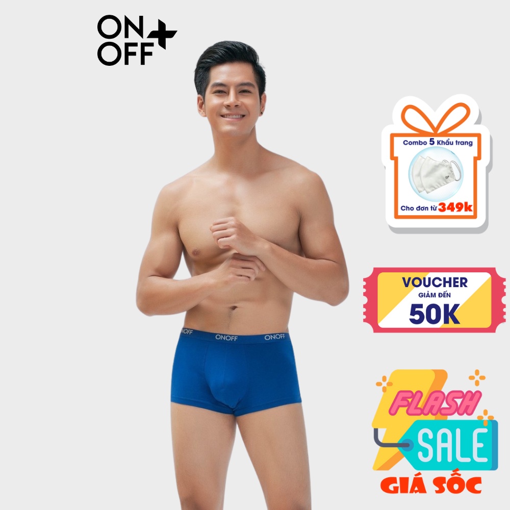 [Mã WABR050 giảm 10% đơn 250K] Quần lót nam trunk Cotton ONOFF - BB19243