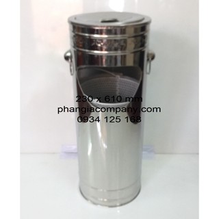 Thùng rác gạt tàn thuốc inox
