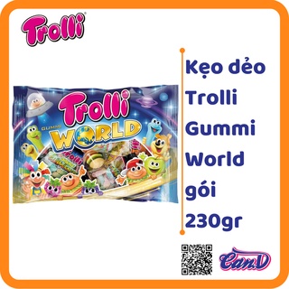 Kẹo dẻo Trolli Gummi World 230gr (Gói hỗn hợp)
