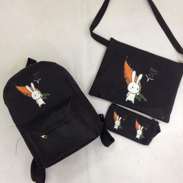 SET BALO THỎ ÔM CÀ RỐT