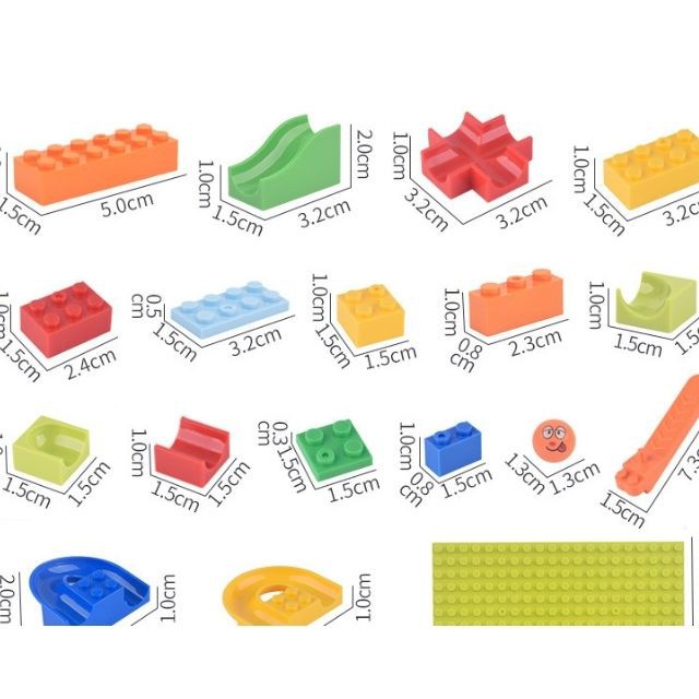 [Combo 165+165] Đồ chơi xếp hình lego thả bi 330 chi tiết cho bé
