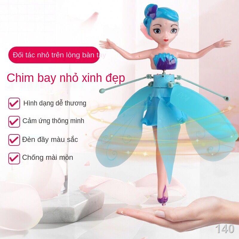 Đồ chơi trẻ em công chúa búp bê bay cảm ứng bằng tay Phát Sáng - cô tiên nhỏ bay, máy bay không người lái