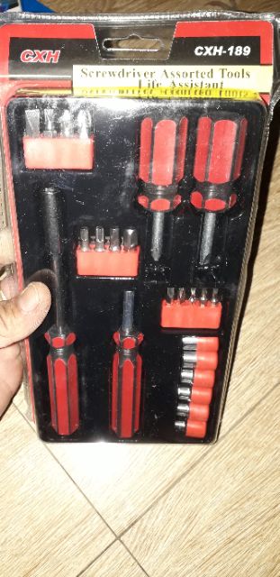 Sét tua vít đa năng gồm 23 món CXH189 rất đẹp