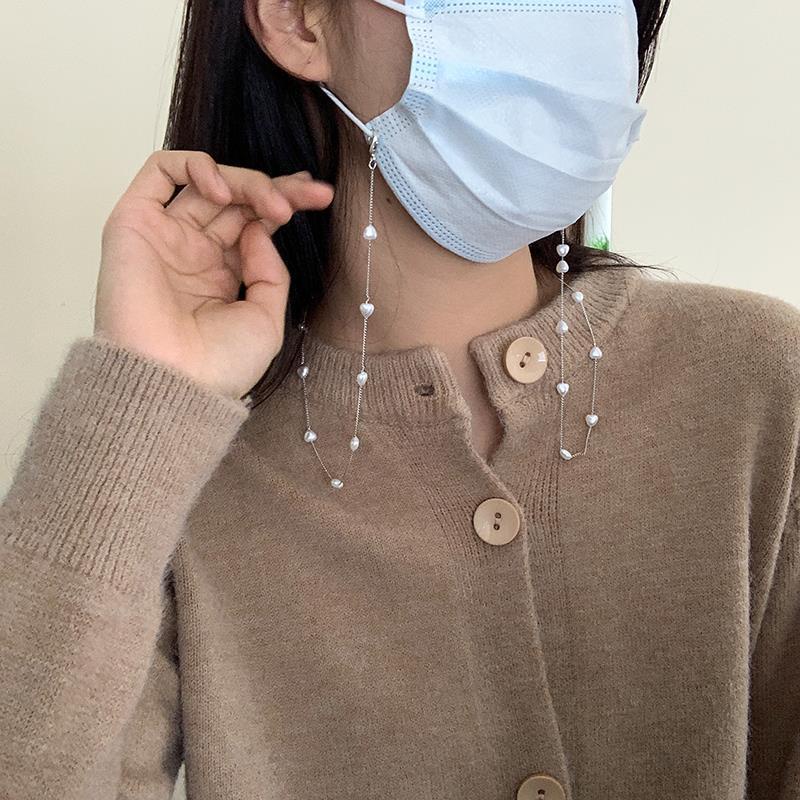 Dây đeo mắt kính chống thất lạc họa tiết trái tim phong cách Hàn Quốc ZYT4