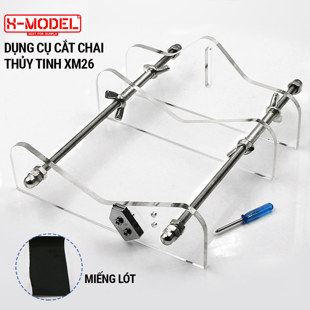 Dụng cụ dao cắt chai thủy tinh thông minh phụ kiện X- MODEL tiện ích, nhanh gọn XM26