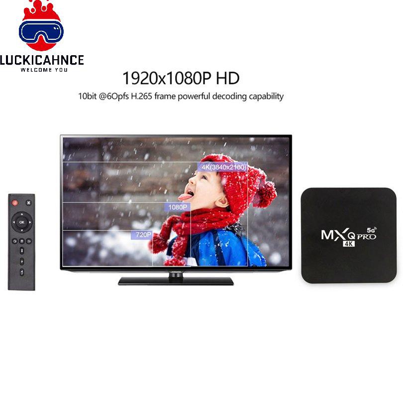 Bộ Tv Box Mxqpro 5g 4k Thông Minh Không Dây Kết Nối Wifi