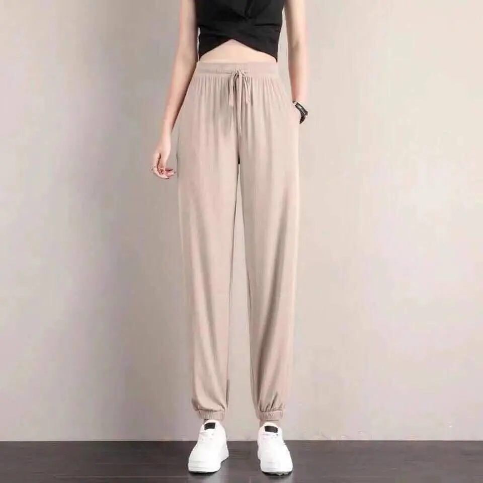 Quần jogger nữ thun tăm thái bo chun co giãn 4 chiều GUCCI QD02