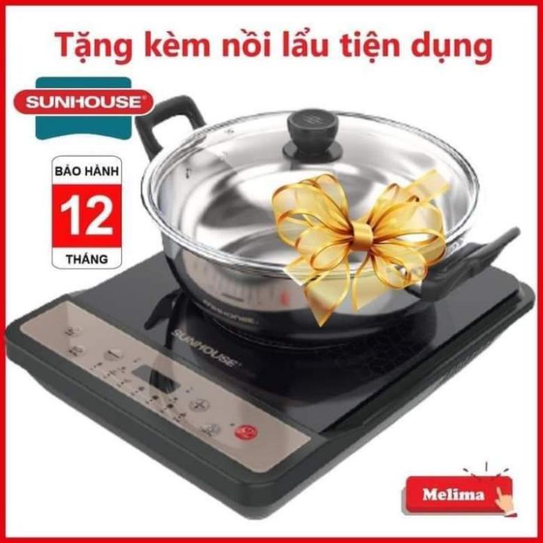 BẾP TỪ ĐƠN SUNHOUSE SHD6160 cs1800W Hàng chính hãng (lỗi 1 đổi 1)