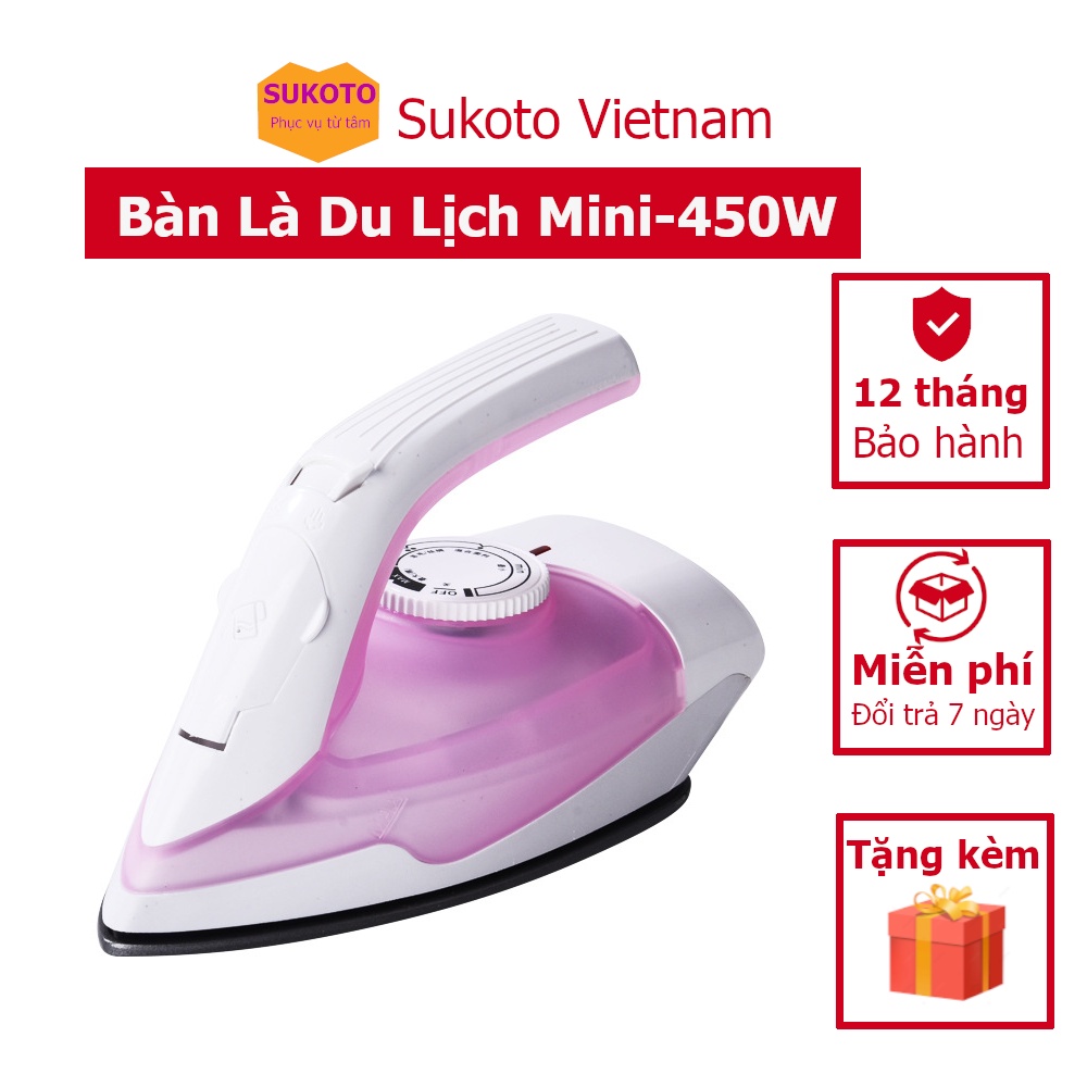 Bàn là hơi nước cầm tay mini, ủi nhanh, dễ dàng mang đi du lịch