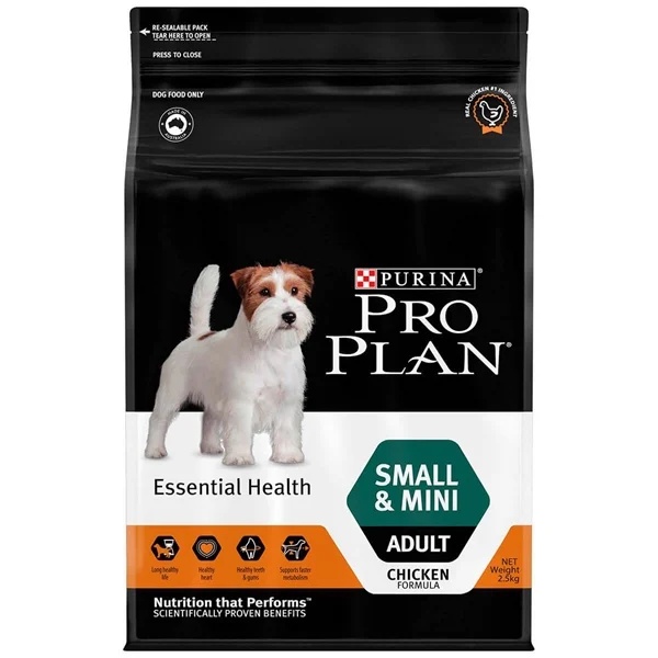 2.5kg hạt khô chó trưởng thành cỡ nhỏ Purina ProPlan adult dog small and mini chicken