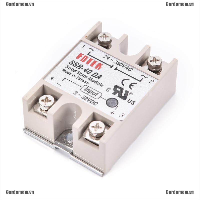 Rơ Le Thể Rắn Ssr 40a Kèm Lá Cờ 40a Dc