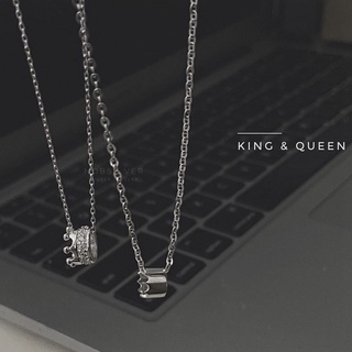 Dây chuyền đôi King & Queen - Trang sức bạc Nobsilver