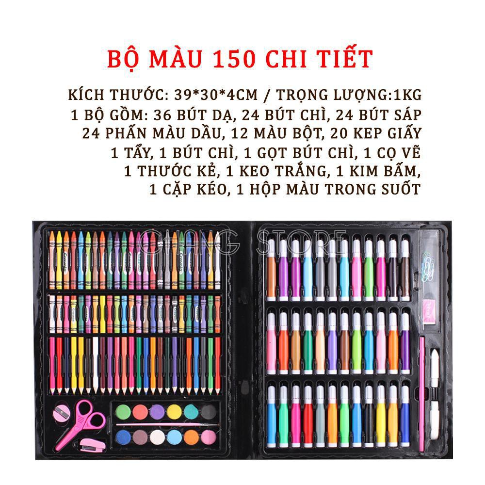 Hộp Màu 151 Chi Tiết Cho Bé Yêu Tập Tô