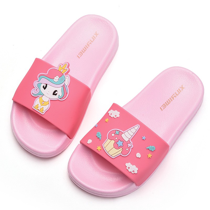 Dép AYUER họa tiết kỳ lân nhỏ hoạt hình dễ thương cho bé gái