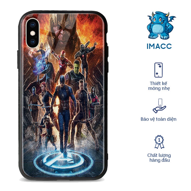Ốp Đt Ip In Hình Avenger IMACC 6/6Plus/6S/6S Plus/7/7Plus/8/8Plus/X/Xs/Xs Max/11/11 Promax/12/12 Promax