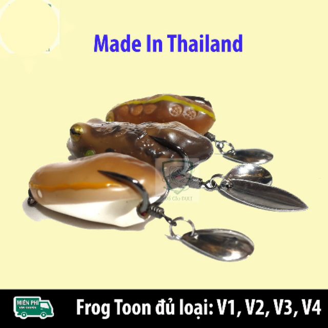 Mồi Giả Frog Toon V1 V2 V3 V4  Chuyên câu lure cá lóc