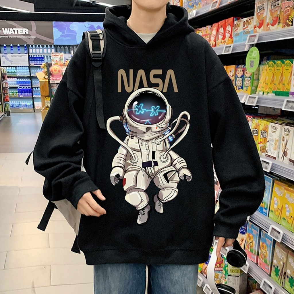 Áo Nỉ Bông Sweater, Áo Hoodie NASA, Nam Nữ Unisex in Công Nghệ Mới Nhất, bền mầu giữ Form chuẩn - Top Trend 2021 | BigBuy360 - bigbuy360.vn