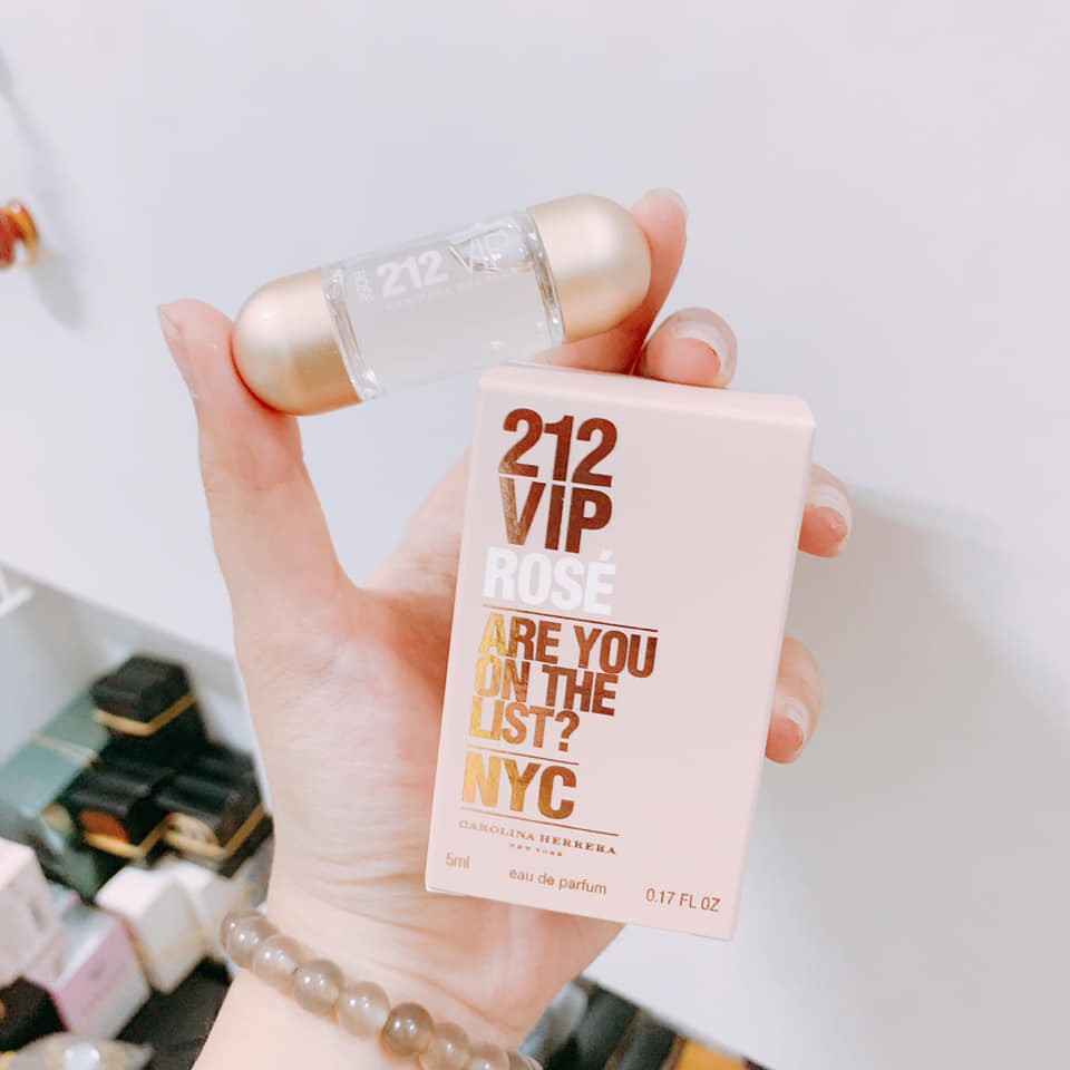 Nước hoa mini 212 Vip Rose NYC by Carolina Herrera