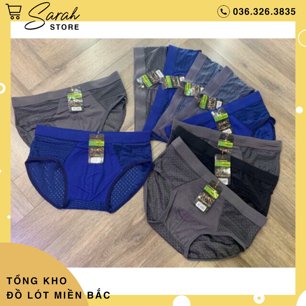 Hộp 4 Quần Sịp Tam Giác Thông Hơi Xuất Khẩu 303