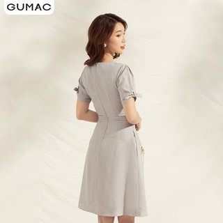 Đầm nữ phối nơ ngực DA1185 GUMAC