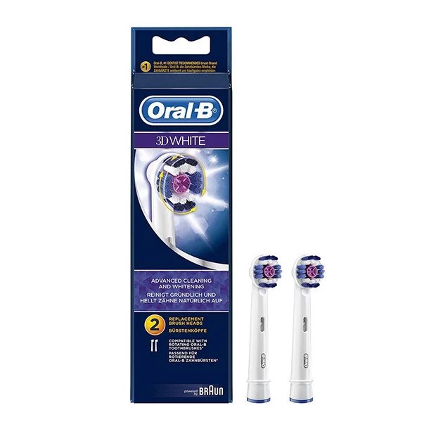 Set 2 đầu bàn chải điện thay thế bàn chải điện oral-B chính hãng - Made In Germany