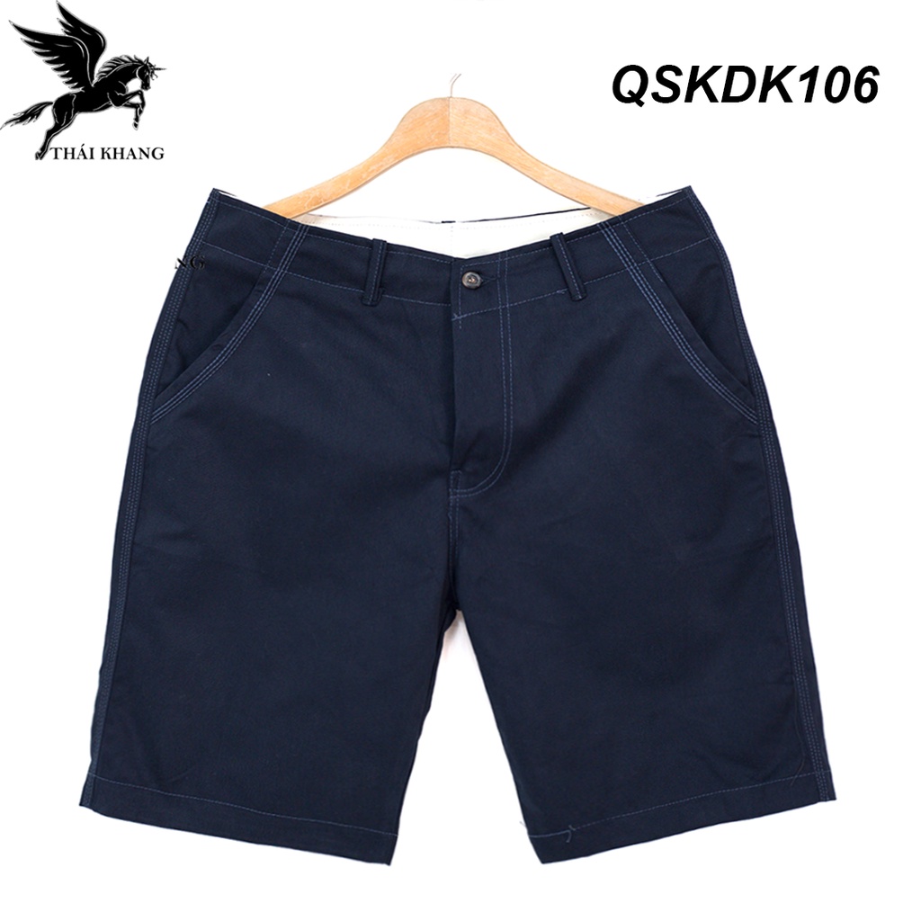 Quần short kaki nam hàn quốc vải cotton dày đẹp mặc thoải mái loại quần short kaki nam dài tới đùi gối QSKDK10